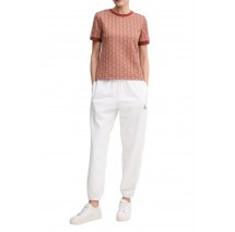 CALVIN KLEIN JEANS MONOLOGO FRENCH TERRY JOGGER ΦΟΡΜΑ ΠΑΝΤΕΛΟΝΙ ΓΥΝΑΙΚΕΙΟ WHITE