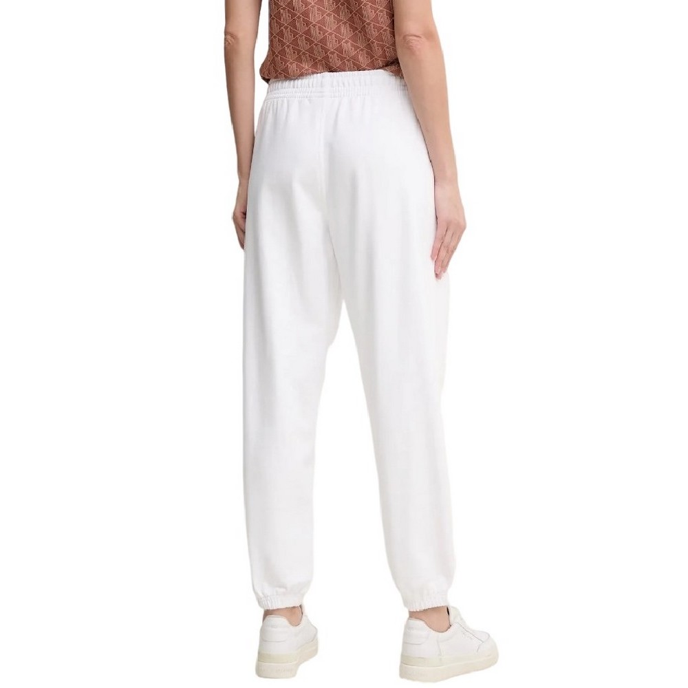 CALVIN KLEIN JEANS MONOLOGO FRENCH TERRY JOGGER ΦΟΡΜΑ ΠΑΝΤΕΛΟΝΙ ΓΥΝΑΙΚΕΙΟ WHITE