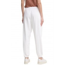 CALVIN KLEIN JEANS MONOLOGO FRENCH TERRY JOGGER ΦΟΡΜΑ ΠΑΝΤΕΛΟΝΙ ΓΥΝΑΙΚΕΙΟ WHITE