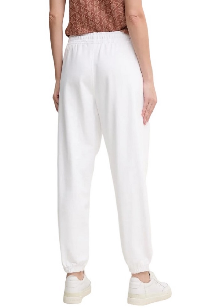 CALVIN KLEIN JEANS MONOLOGO FRENCH TERRY JOGGER ΦΟΡΜΑ ΠΑΝΤΕΛΟΝΙ ΓΥΝΑΙΚΕΙΟ WHITE