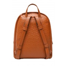 CALVIN KLEIN JEANS CK MUST CAMPUS BACKPACK EMBOSSED ΤΣΑΝΤΑ ΓΥΝΑΙΚΕΙΑ TAN