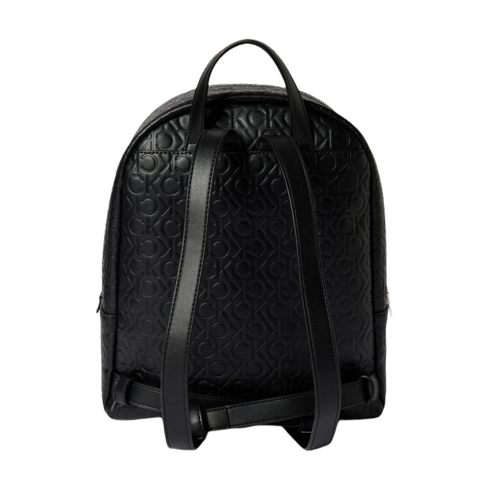 CALVIN KLEIN JEANS CK MUST CAMPUS BACKPACK EMBOSSED ΤΣΑΝΤΑ ΓΥΝΑΙΚΕΙΑ BLACK