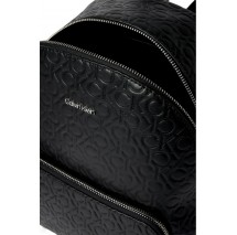 CALVIN KLEIN JEANS CK MUST CAMPUS BACKPACK EMBOSSED ΤΣΑΝΤΑ ΓΥΝΑΙΚΕΙΑ BLACK