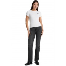 GUESS JEANS  CN EMBRO SLIM ΜΠΛΟΥΖΑ ΓΥΝΑΙΚΕΙΑ WHITE