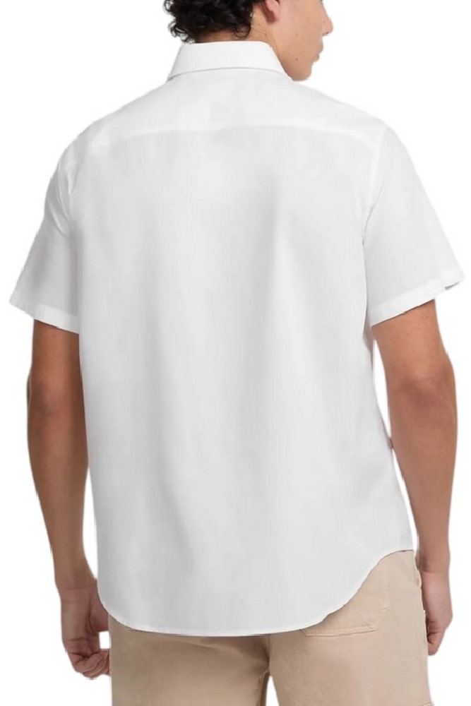 GUESS JEANS SS REG PKT COLLAR  ΠΟΥΚΑΜΙΣΟ ΑΝΔΡΙΚΟ WHITE