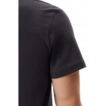 CALVIN KLEIN LABEL PRINT TEE T-SHIRT ΜΠΛΟΥΖΑ ΑΝΔΡΙΚΗ GREY