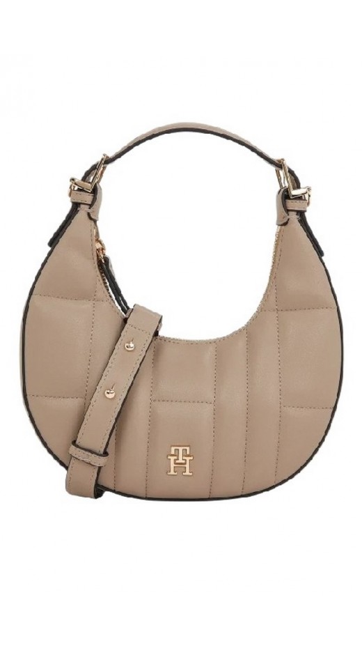 TOMMY HILFIGER FEMININE MOON CROSSOVER ΤΣΑΝΤΑ ΓΥΝΑΙΚΕΙΑ TAUPE
