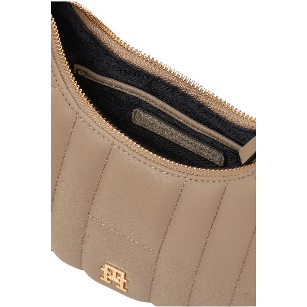 TOMMY HILFIGER FEMININE MOON CROSSOVER ΤΣΑΝΤΑ ΓΥΝΑΙΚΕΙΑ TAUPE