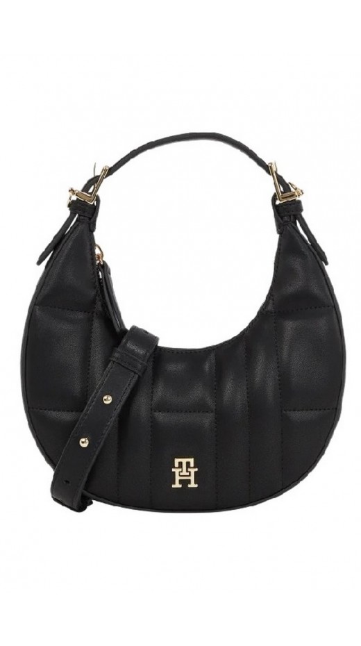 TOMMY HILFIGER FEMININE MOON CROSSOVER ΤΣΑΝΤΑ ΓΥΝΑΙΚΕΙΑ BLACK
