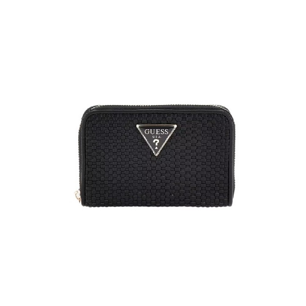 GUESS PHAEDRA SLG MEDIUM ZIP AROUND ΠΟΡΤΟΦΟΛΙ ΓΥΝΑΙΚΕΙΟ BLACK