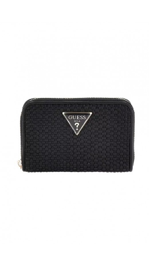 GUESS PHAEDRA SLG MEDIUM ZIP AROUND ΠΟΡΤΟΦΟΛΙ ΓΥΝΑΙΚΕΙΟ BLACK