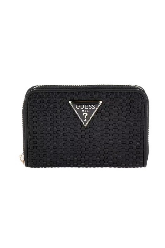 GUESS PHAEDRA SLG MEDIUM ZIP AROUND ΠΟΡΤΟΦΟΛΙ ΓΥΝΑΙΚΕΙΟ BLACK