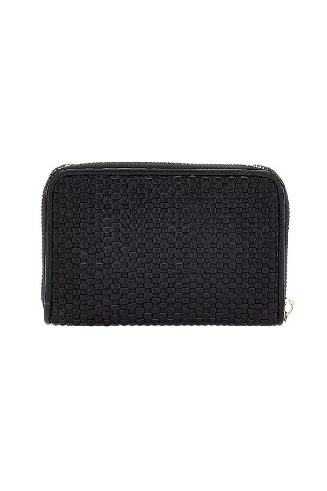 GUESS PHAEDRA SLG MEDIUM ZIP AROUND ΠΟΡΤΟΦΟΛΙ ΓΥΝΑΙΚΕΙΟ BLACK
