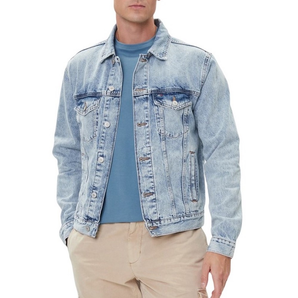 TOMMY JEANS RYAN RGLR TRCKR RWB EXT CI6033 ΜΠΟΥΦΑΝ ΑΝΔΡΙΚΟ BLUΕ DENIM