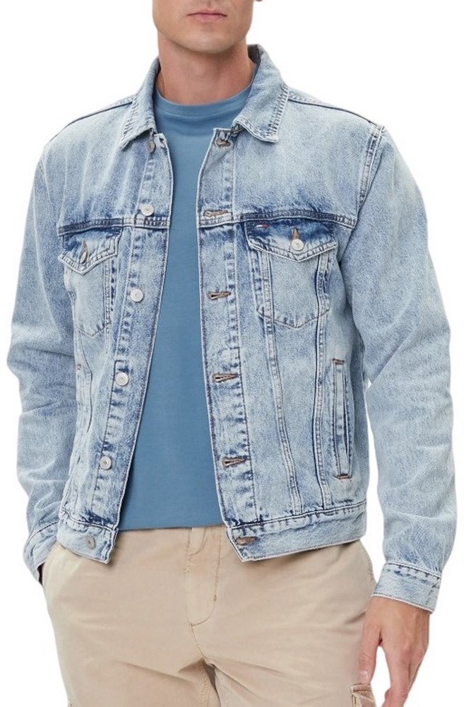 TOMMY JEANS RYAN RGLR TRCKR RWB EXT CI6033 ΜΠΟΥΦΑΝ ΑΝΔΡΙΚΟ BLUΕ DENIM