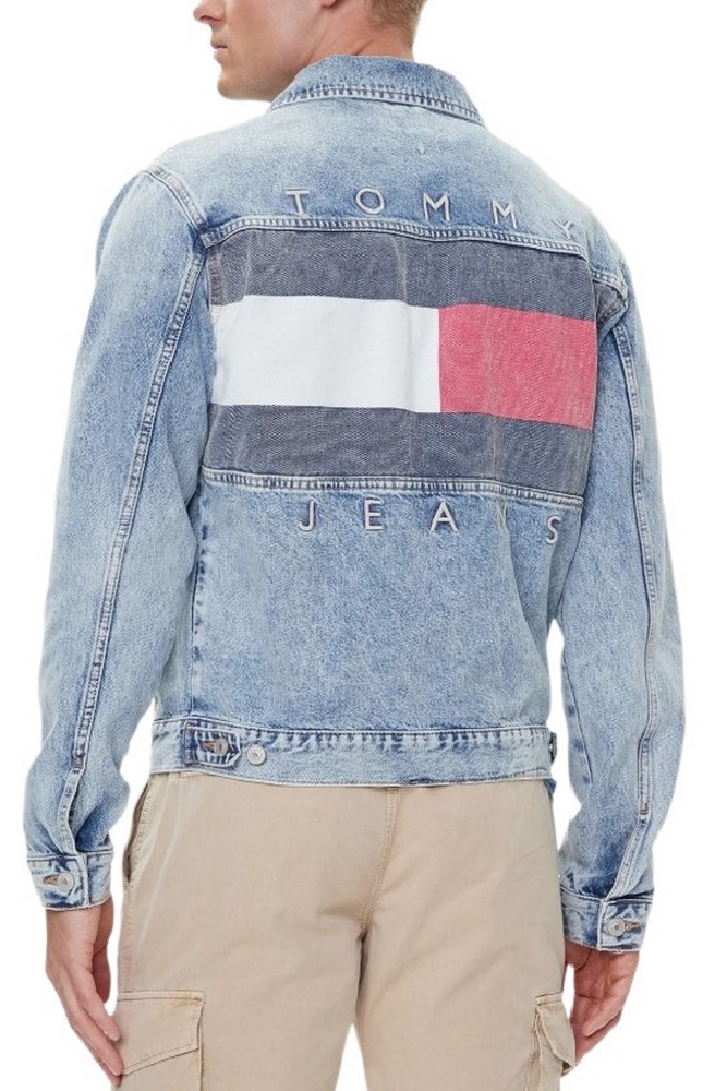 TOMMY JEANS RYAN RGLR TRCKR RWB EXT CI6033 ΜΠΟΥΦΑΝ ΑΝΔΡΙΚΟ BLUΕ DENIM