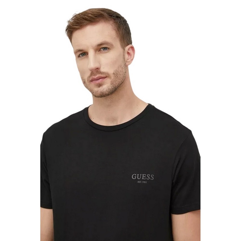 T-SHIRT STILLMAN CN SS TEE 2 PACK ΑΝΔΡΙΚΟ GUESS BLACK/WHITE