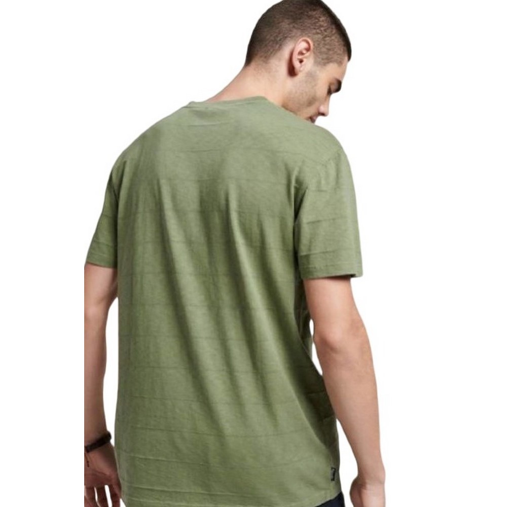 SUPERDRY D2 OVIN VINTAGE TEXTURE TEE T-SHIRT ΑΝΔΡΙΚΟ KHAKI