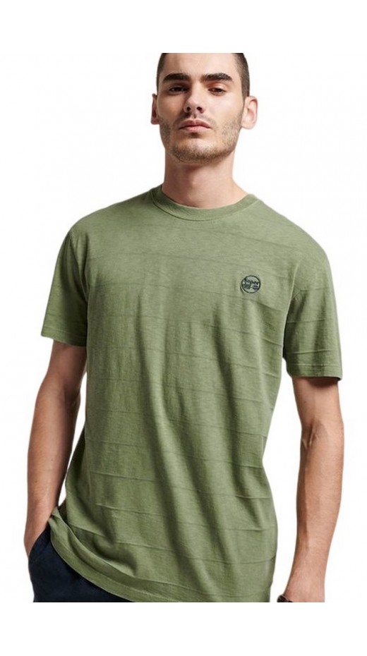 SUPERDRY D2 OVIN VINTAGE TEXTURE TEE T-SHIRT ΑΝΔΡΙΚΟ KHAKI