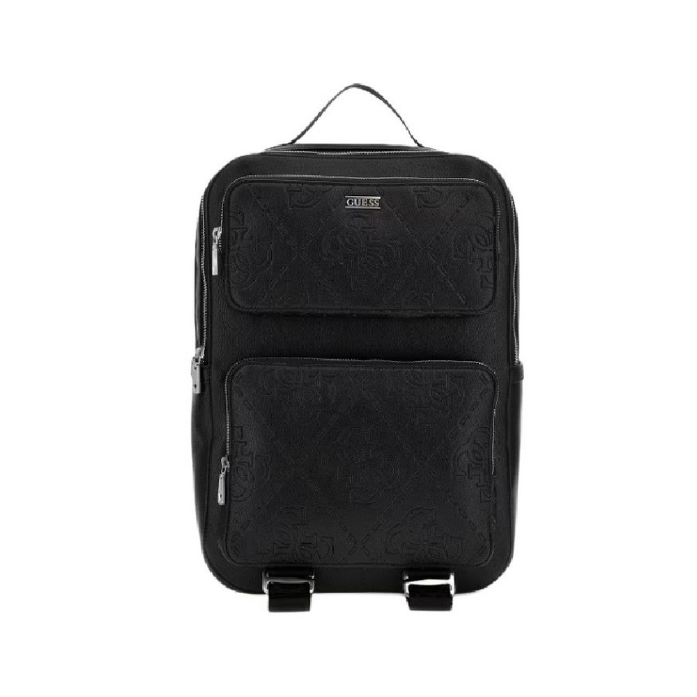 GUESS BOSTON SQUARED BACKPACK ΤΣΑΝΤΑ ΑΝΔΡΙΚΗ BLACK