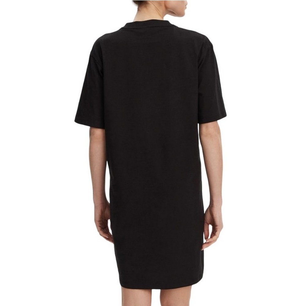 CALVIN KLEIN JEANS PLACED INST TEE DRESS ΦΟΡΕΜΑ ΓΥΝΑΙΚΕΙΟ BLACK