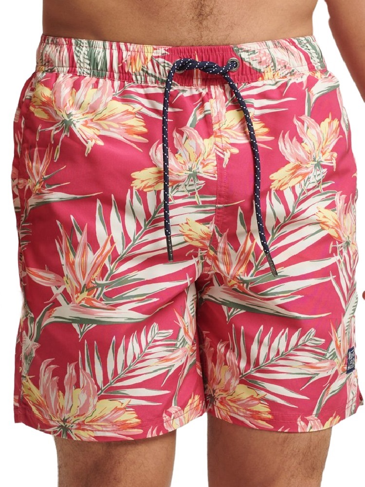 ΜΑΓΙΟ ΑΝΔΡΙΚΟ OVIN VINTAGE HAWAIIAN SUPERDRY RED