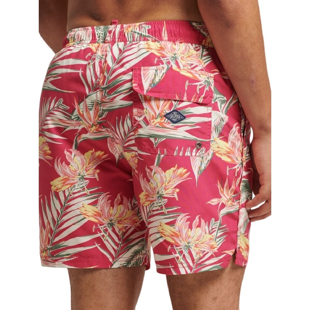 ΜΑΓΙΟ ΑΝΔΡΙΚΟ OVIN VINTAGE HAWAIIAN SUPERDRY RED