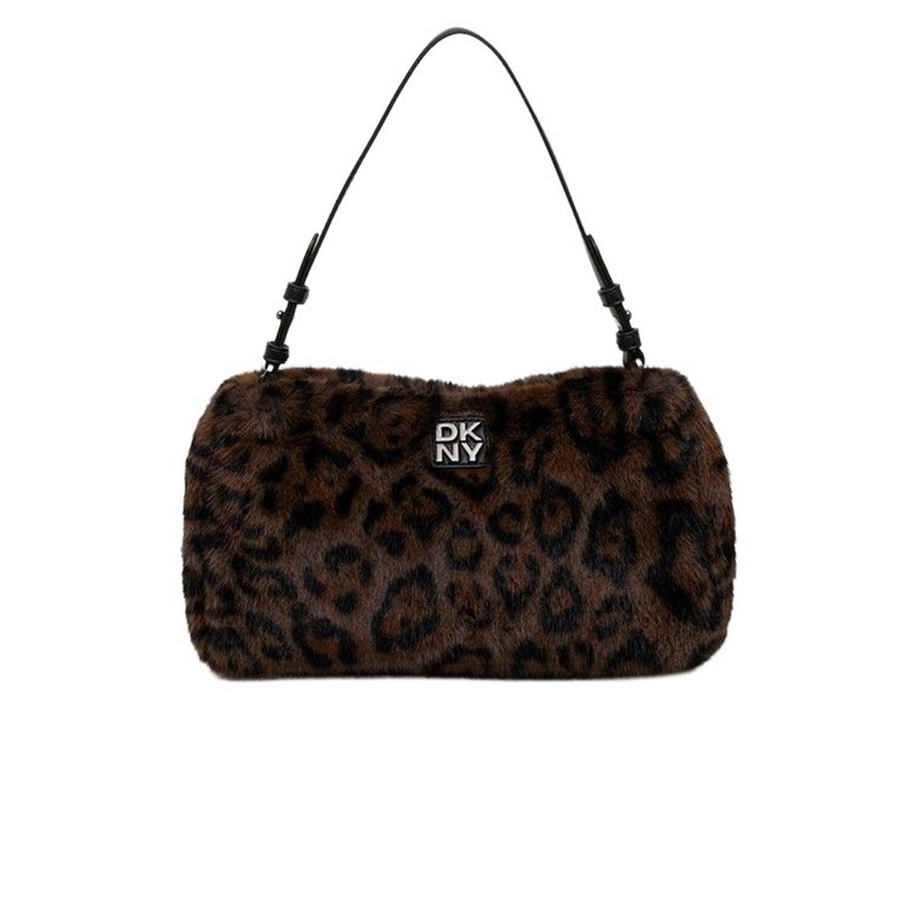 DKNY REMY SHOYLDER BAG ΤΣΑΝΤΑ ΓΥΝΑΙΚΕΙΑ LEOPARD PRINT