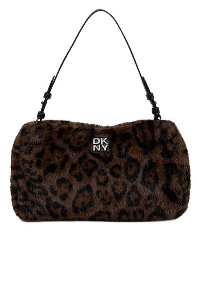 DKNY REMY SHOYLDER BAG ΤΣΑΝΤΑ ΓΥΝΑΙΚΕΙΑ LEOPARD PRINT
