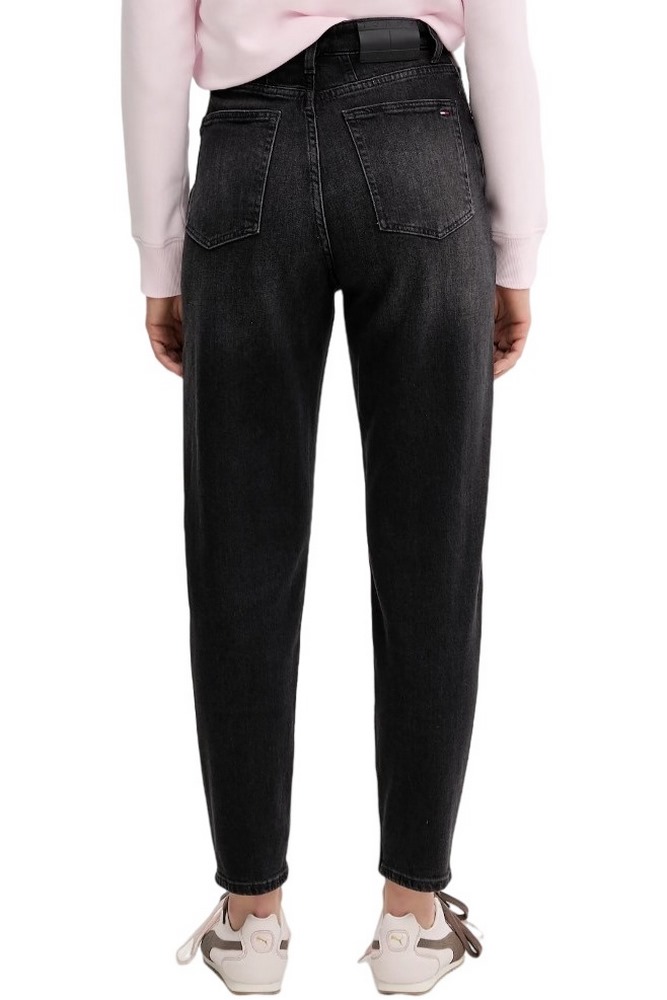 TOMMY JEANS MOM JEAN UH TPR ΤΖΙΝ ΠΑΝΤΕΛΟΝΙ ΓΥΝΑΙΚΕΙΟ DENIM BLACK