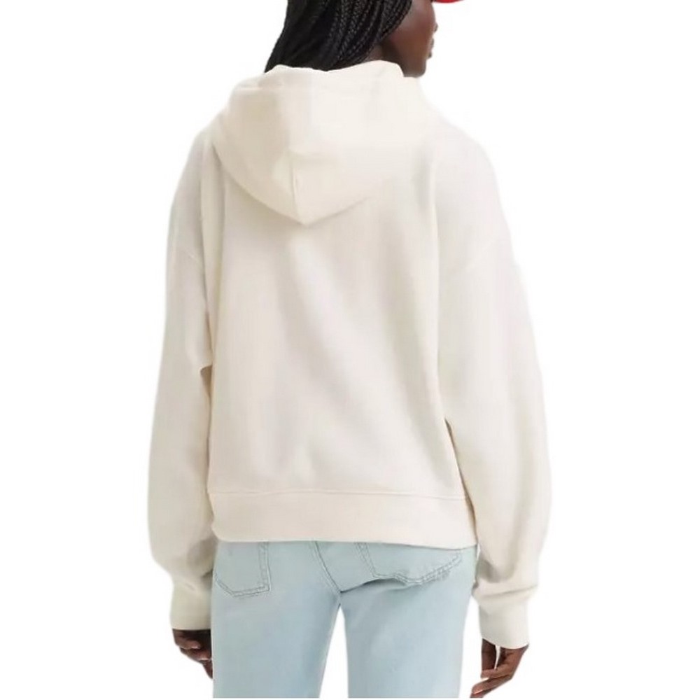 LEVIS® EVERYDAY ZIP HOODIE ΖΑΚΕΤΑ ΦΟΥΤΕΡ ΓΥΝΑΙΚΕΙΑ OFF WHITE