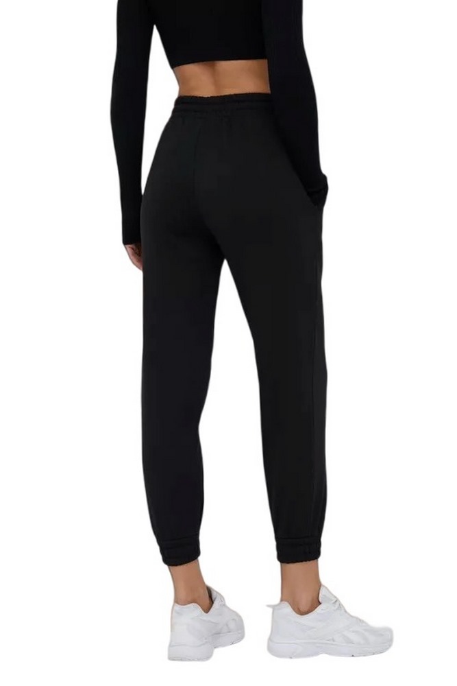 CALVIN KLEIN JEANS SHINY INSTITUTIONAL JOG PANTS ΠΑΝΤΕΛΟΝΙ ΦΟΡΜΑΣ BLACK