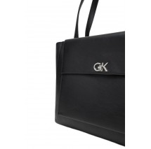 CALVIN KLEIN RE-LOCK MEDIUM SHOPPER ΤΣΑΝΤΑ ΓΥΝΑΙΚΕΙΑ BLACK