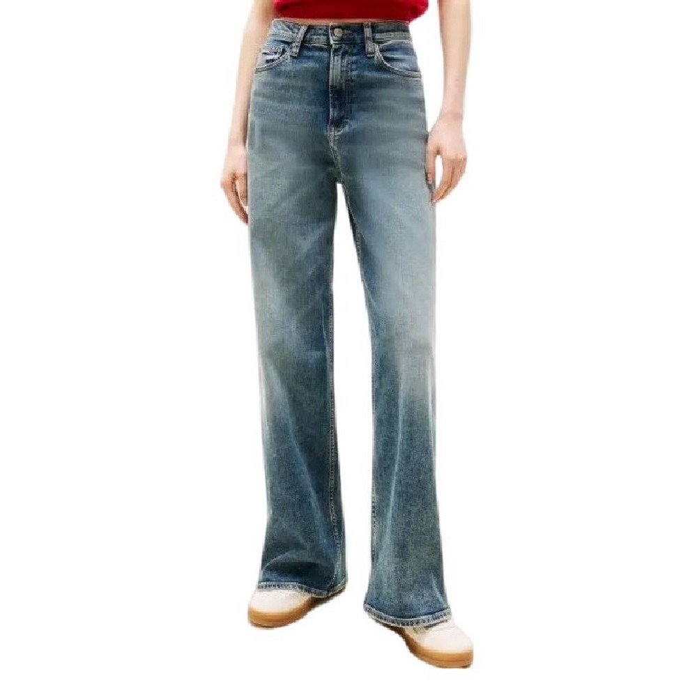 TOMMY JEANS CLAIRE HR WD BI5154 ΠΑΝΤΕΛΟΝΙ ΓΥΝΑΙΚΕΙΟ BLUΕ DENIM