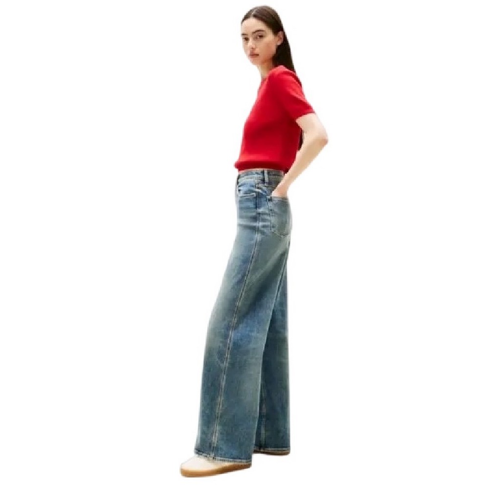 TOMMY JEANS CLAIRE HR WD BI5154 ΠΑΝΤΕΛΟΝΙ ΓΥΝΑΙΚΕΙΟ BLUΕ DENIM