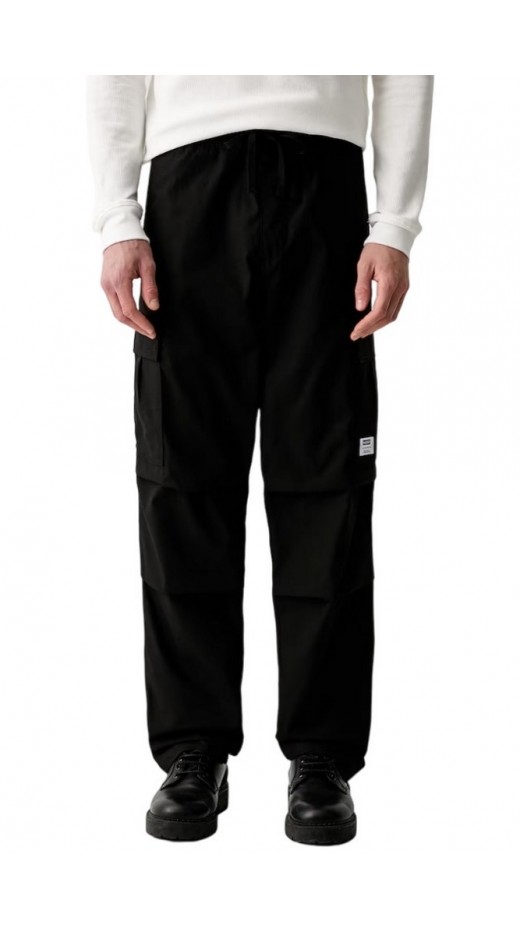HUGO BOSS GADIC 242 CASUAL TROUSERS ΠΑΝΤΕΛΟΝΙ ΑΝΔΡΙΚΟ BLACK