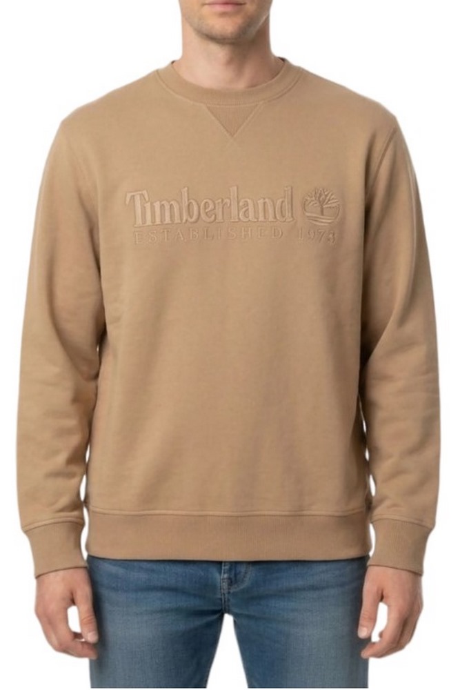TIMBERLAND 1973 EMBROIDERED LOGO BB ΦΟΥΤΕΡ ΜΠΛΟΥΖΑ ΑΝΔΡΙΚΗ BEIGE