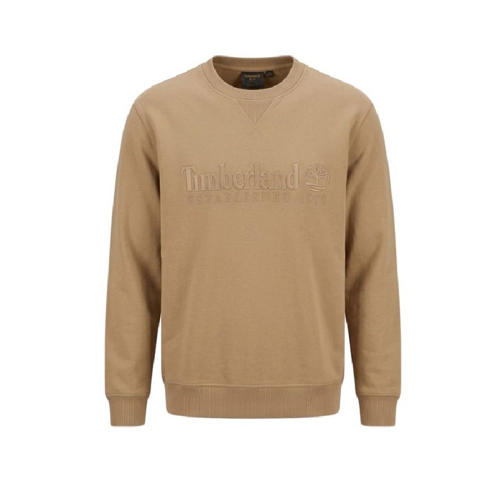 TIMBERLAND 1973 EMBROIDERED LOGO BB ΦΟΥΤΕΡ ΜΠΛΟΥΖΑ ΑΝΔΡΙΚΗ BEIGE