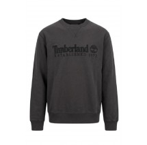 TIMBERLAND 1973 EMBROIDERED LOGO BB ΦΟΥΤΕΡ ΜΠΛΟΥΖΑ ΑΝΔΡΙΚΗ WASHED BLACK