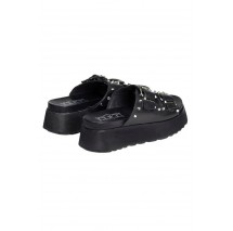 CULT JANIS  BLACK/SILVER WITH STUDS ΠΑΝΤΟΦΛΑ ΓΥΝΑΙΚΕΙΑ BLACK