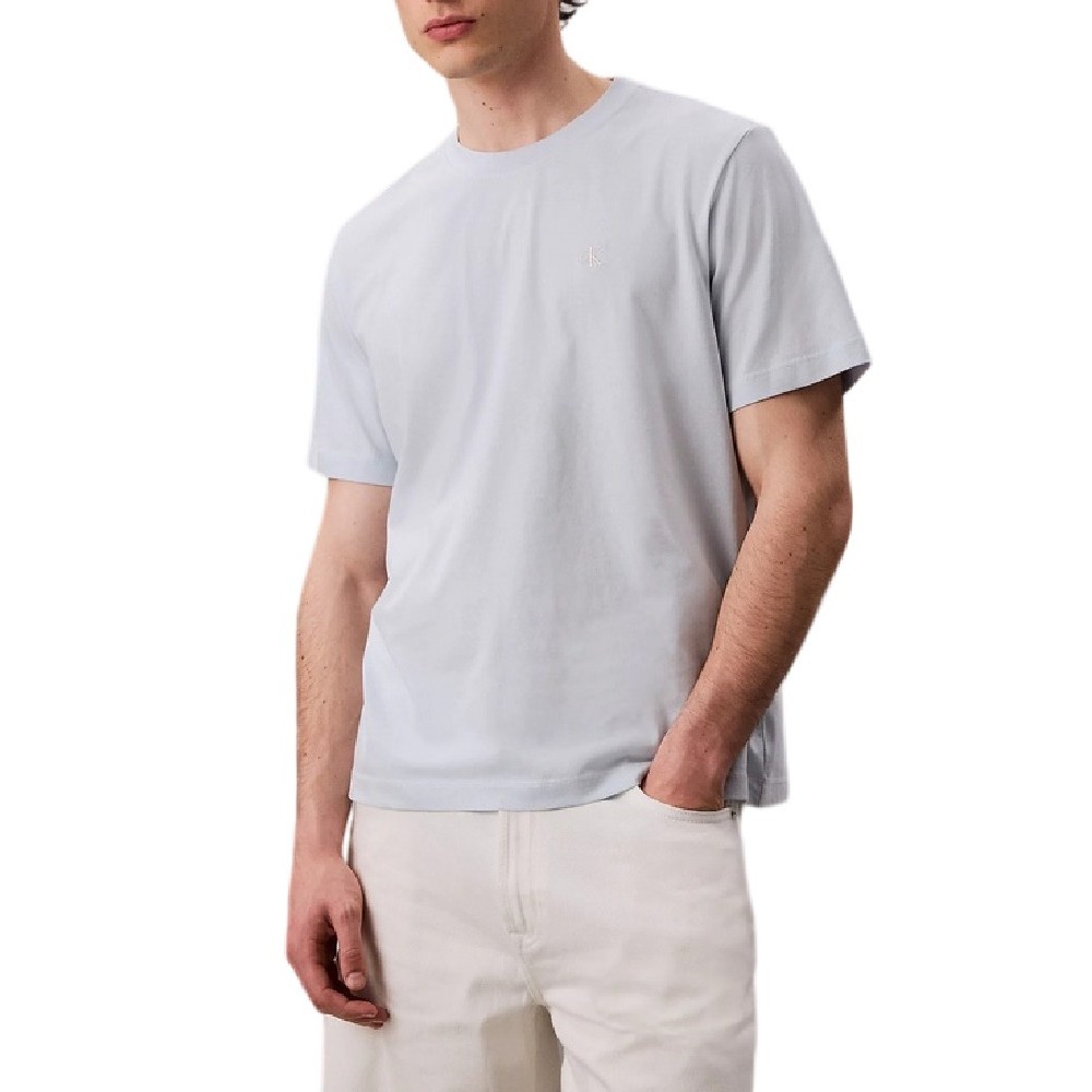 CALVIN KLEIN JEANS SS MONOGRAM 20S EASY TEE T-SHIRT ΜΠΛΟΥΖΑ ΑΝΔΡΙΚΗ CIEL