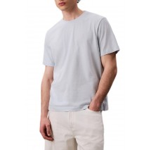 CALVIN KLEIN JEANS SS MONOGRAM 20S EASY TEE T-SHIRT ΜΠΛΟΥΖΑ ΑΝΔΡΙΚΗ CIEL