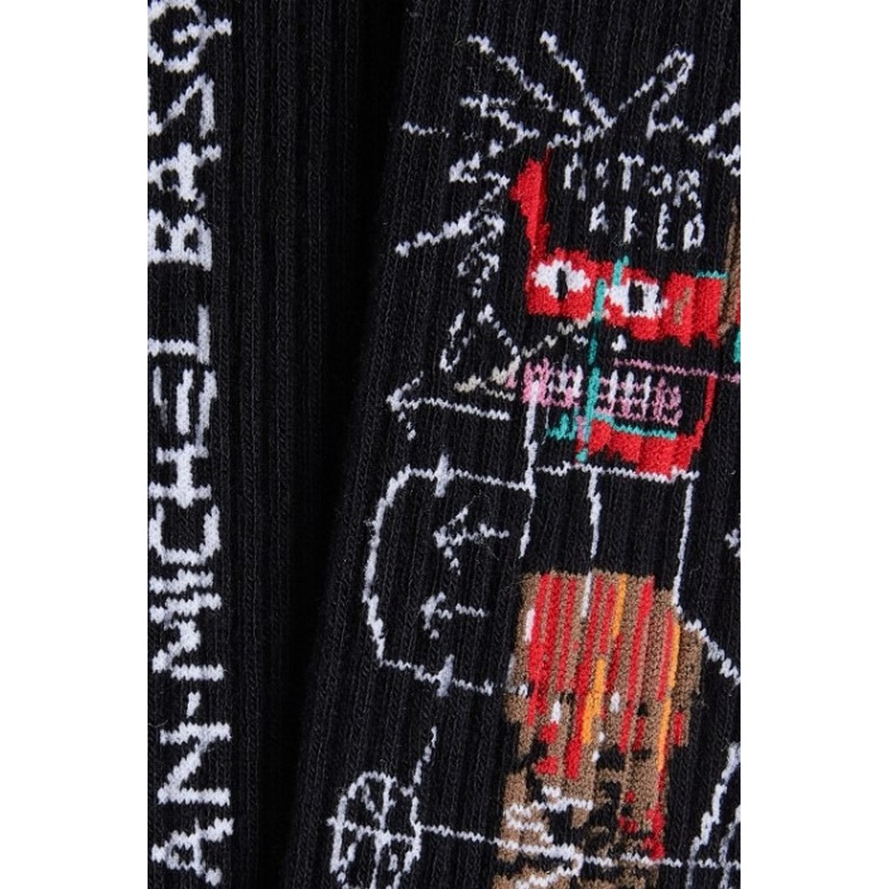 JIMMY LION ATHLETIC BASQULAT GEM SPA SOCKS UNISEX ΚΑΛΤΣΕΣ BLACK
