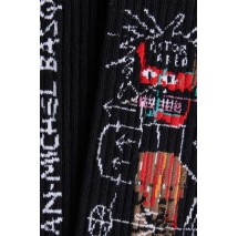 JIMMY LION ATHLETIC BASQULAT GEM SPA SOCKS UNISEX ΚΑΛΤΣΕΣ BLACK