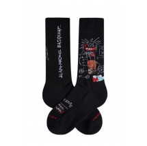 JIMMY LION ATHLETIC BASQULAT GEM SPA SOCKS UNISEX ΚΑΛΤΣΕΣ BLACK