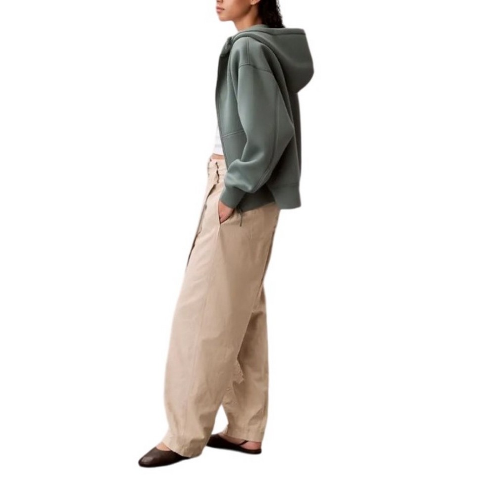 CALVIN KLEIN JEANS COTTON SEAMED PANT ΠΑΝΤΕΛΟΝΙ ΓΥΝΑΙΚΕΙΟ BEIGE