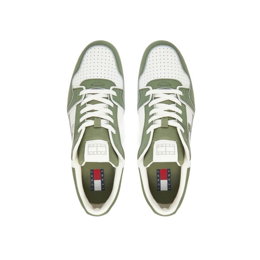 TOMMY JEANS RETRO BASKET ΠΑΠΟΥΤΣΙ ΑΝΔΡΙΚΟ GREEN