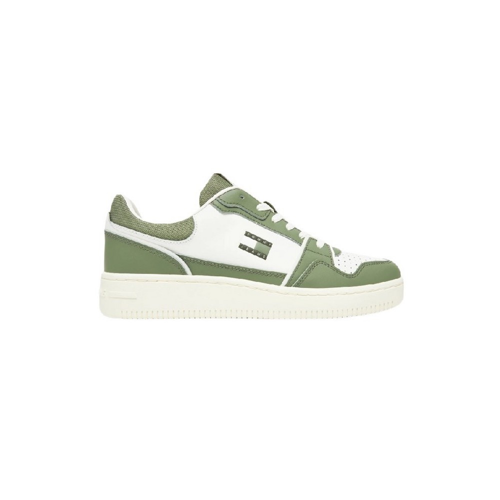 TOMMY JEANS RETRO BASKET ΠΑΠΟΥΤΣΙ ΑΝΔΡΙΚΟ GREEN