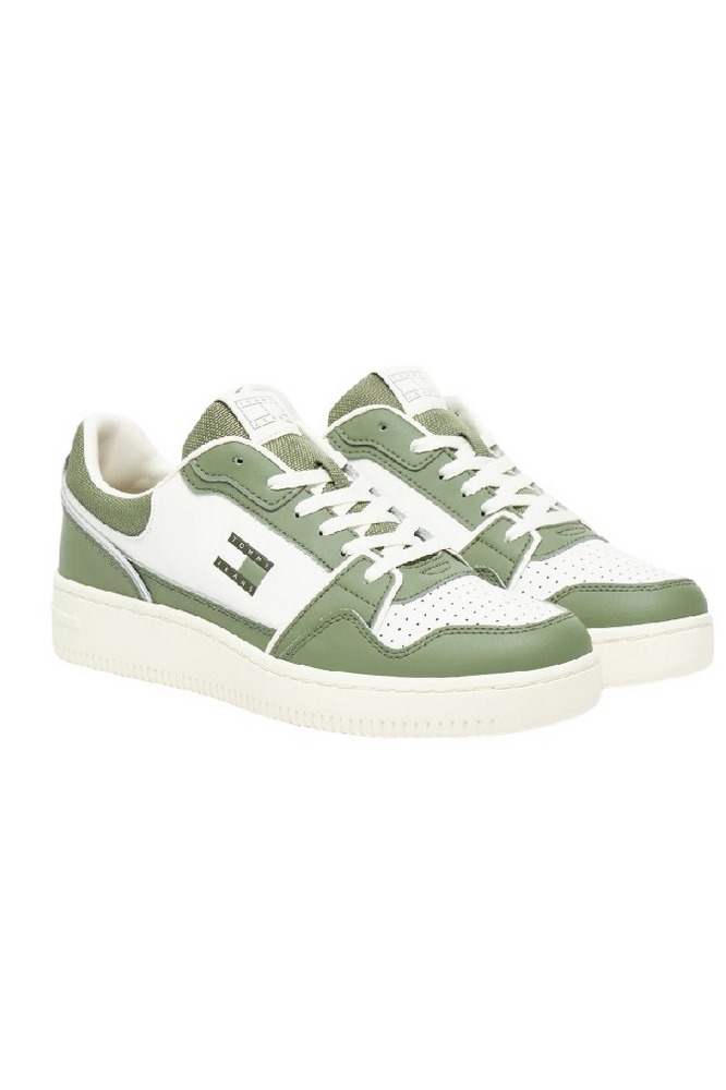 TOMMY JEANS RETRO BASKET ΠΑΠΟΥΤΣΙ ΑΝΔΡΙΚΟ GREEN