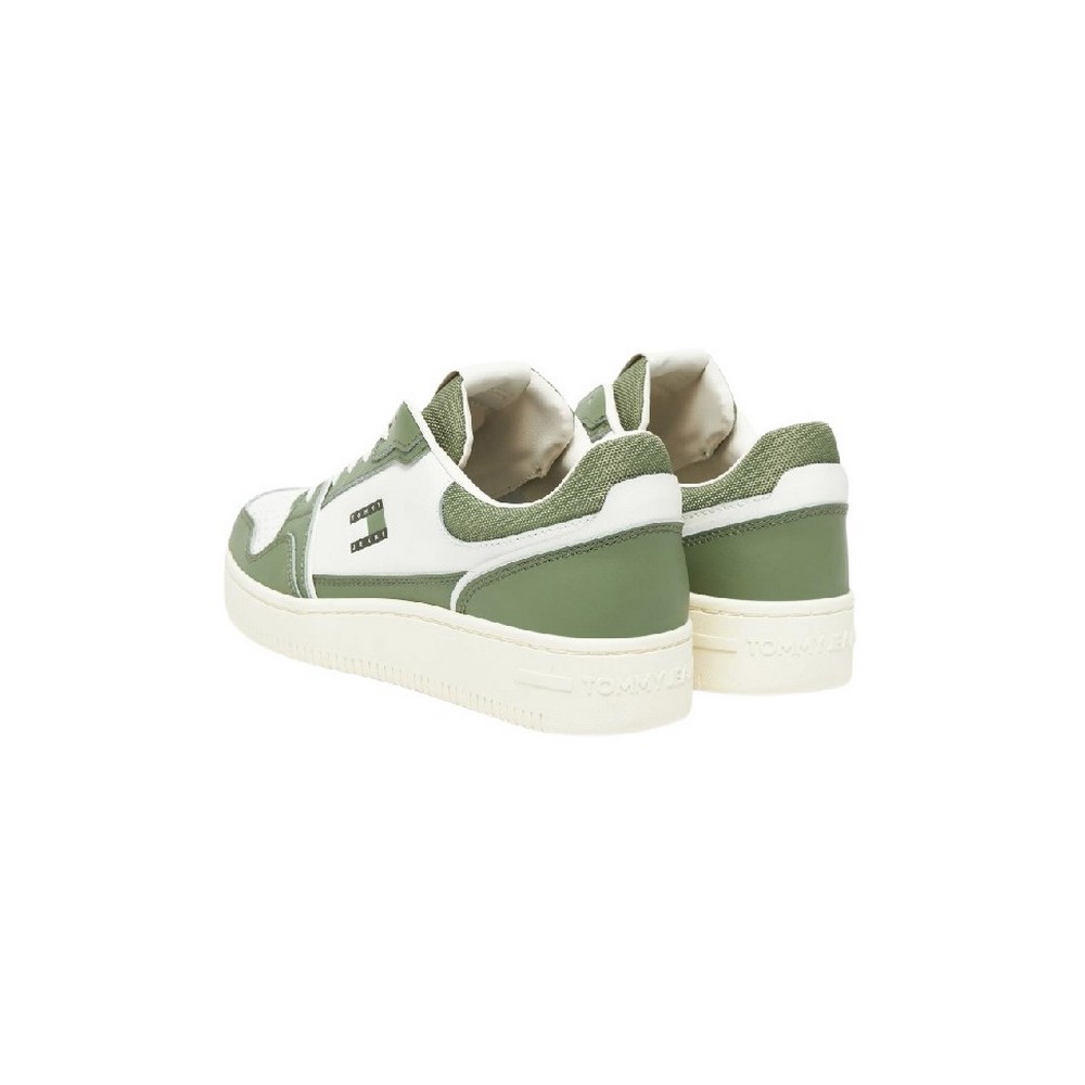TOMMY JEANS RETRO BASKET ΠΑΠΟΥΤΣΙ ΑΝΔΡΙΚΟ GREEN
